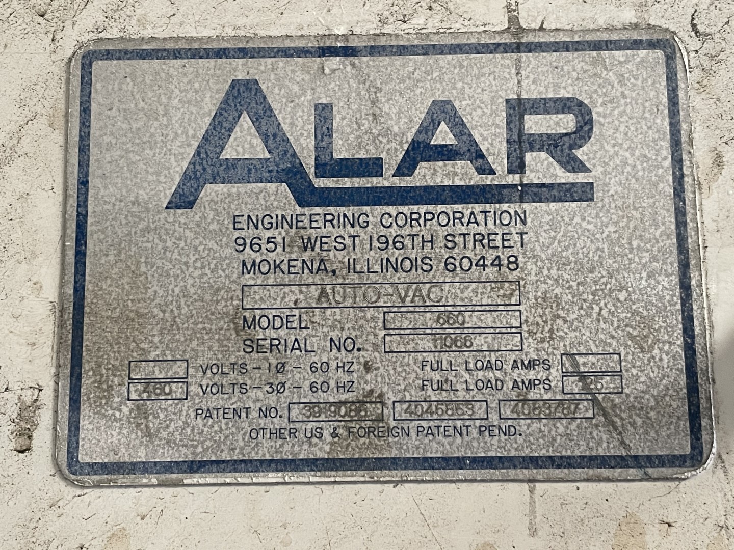 72" x 72" Alar Precoat Rotary Vacuum Filter, S/S