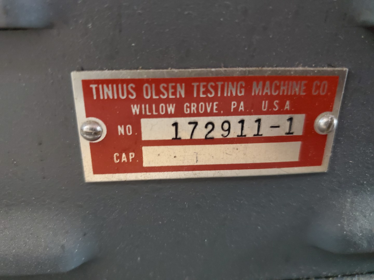 Tinius-Olsen Extrusion Plastometer