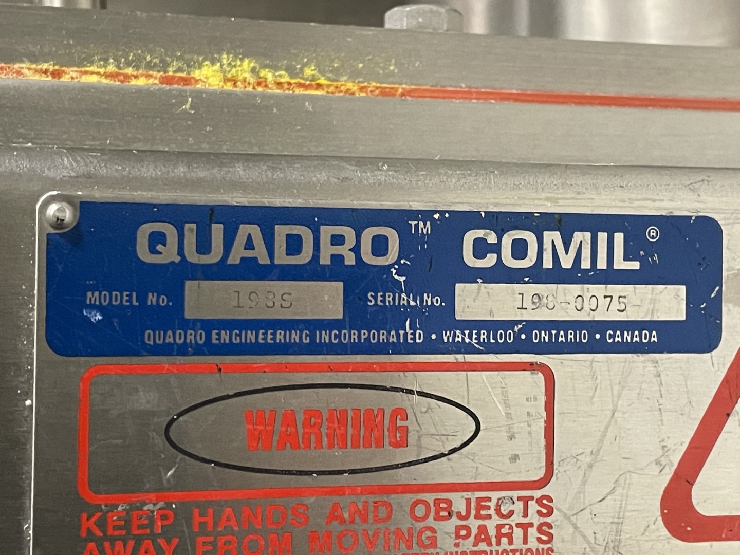 Quadro Comil, Model 198, S/S, 25 HP