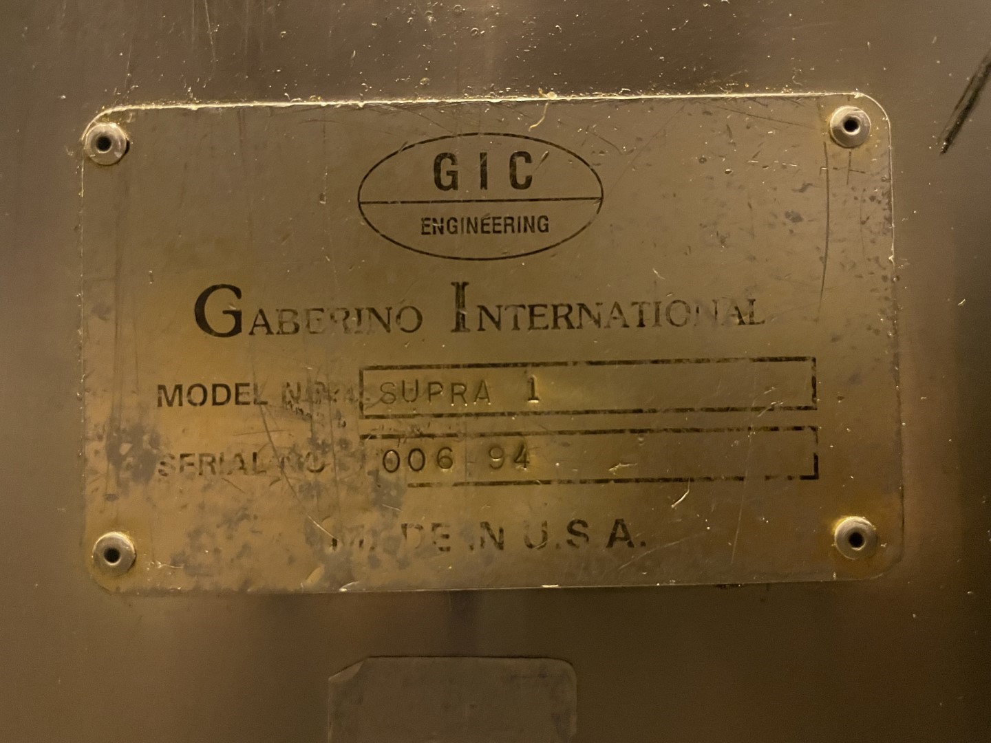 GIC Engineering Soft Gel Encapsulator, Model Supra 1