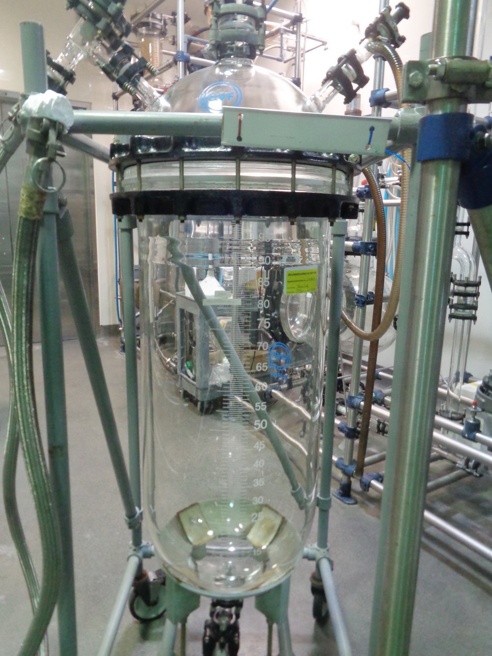 100 Liter QVF Schott Glass Receiver