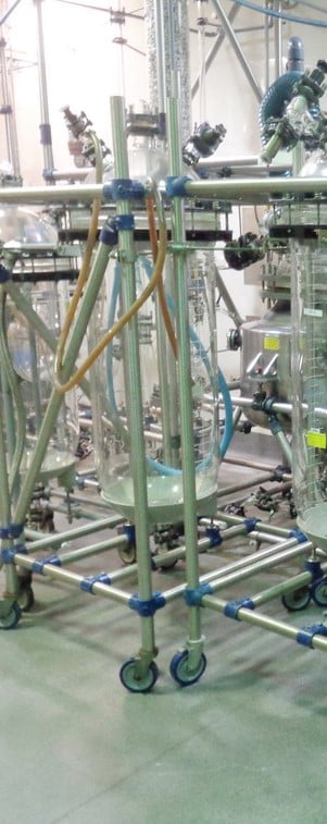 100 Liter QVF Schott Glass Receiver