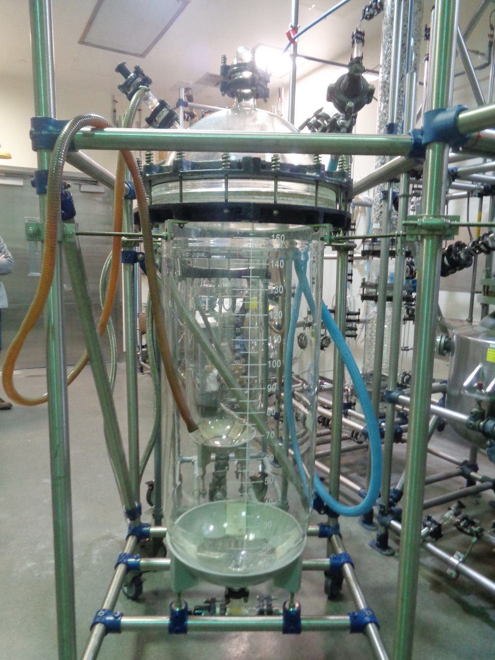 150 Liter QVF Schott Receiver, Glass