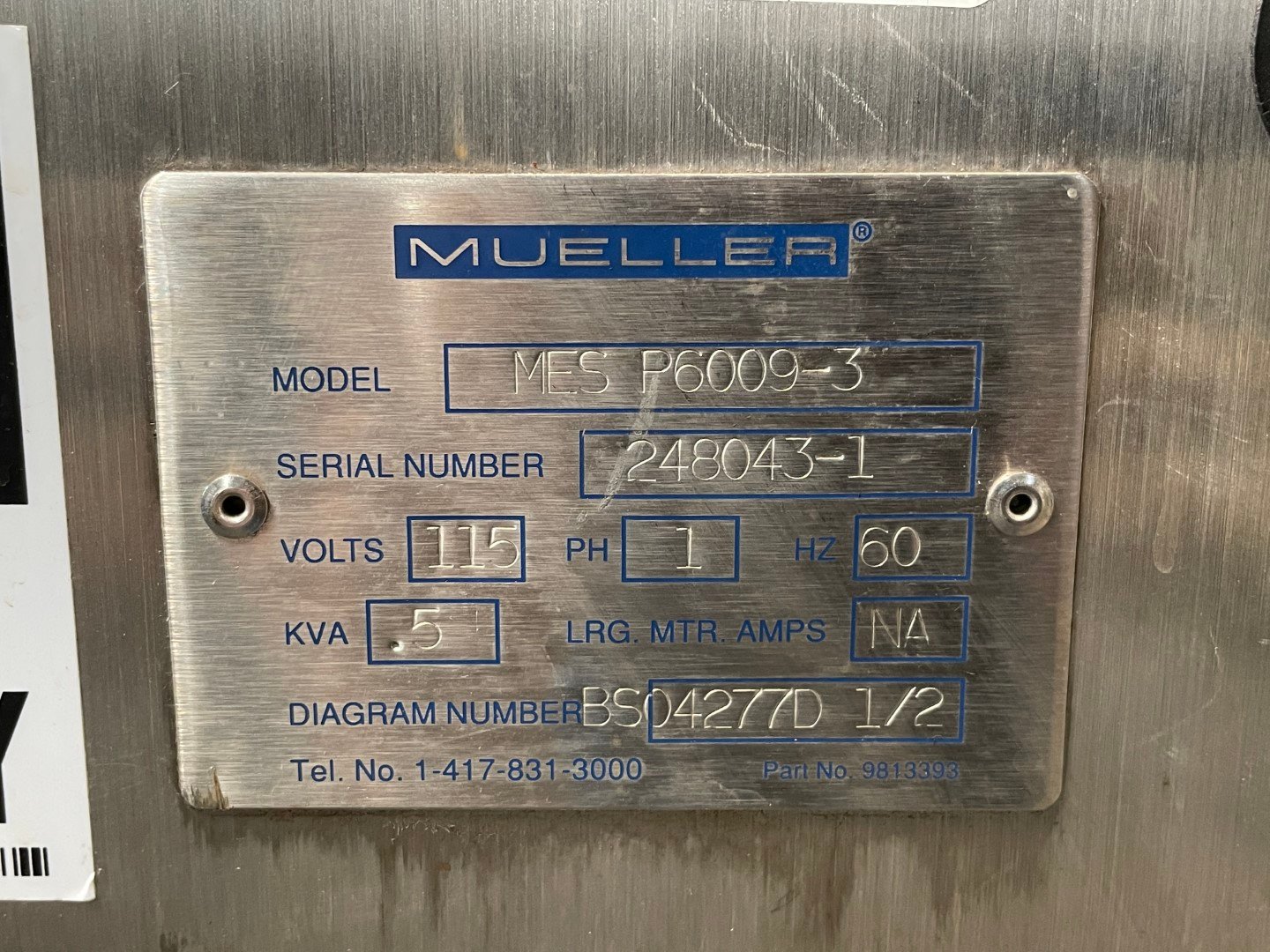 Mueller Multi Effect WFI Still
