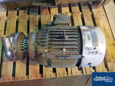 Image of 2.5" x 2" Waukesha Centrifugal Pump, S/S, 15 HP
