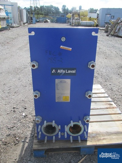 Image of 441.59 Sq Ft Alfa Laval Plate Exchanger, S/S, 150#