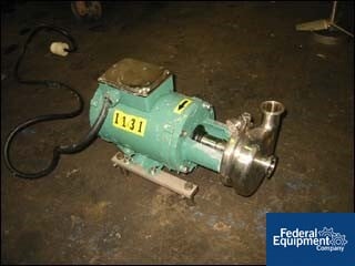 Image of 1" x 1" x 4" Tri Clover Centrifugal Pump, Sanitary S/S