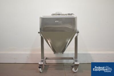 Image of 200 Liter Servo Lift stainless steel bin