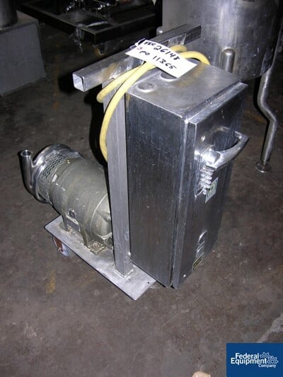 Image of 2" x 1.5" x 8" Tri Clover Centrifugal Pump, S/S, 5 HP