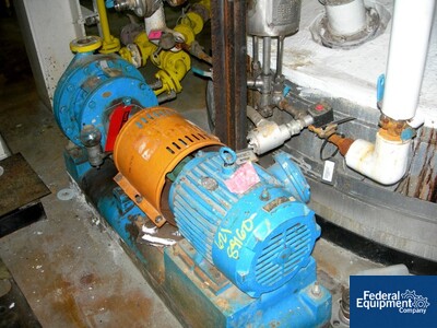 Image of 1.5" X 3" X 8" GOULDS CENTRIFUGAL PUMP, HASTELLOY B