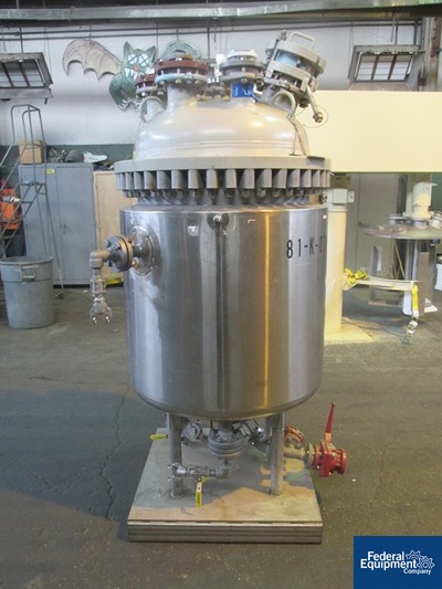 Image of 100 Gal Pfaudler Glass Lined Reactor Body, 150/150#