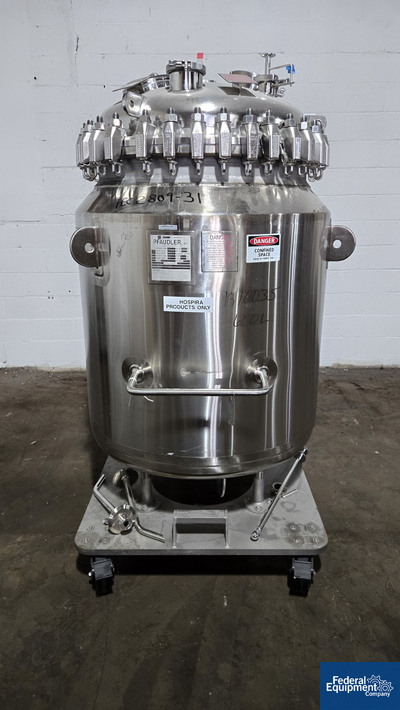 600 Liter Pfaudler Glass Lined Receiver Tank, 50#