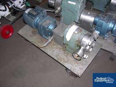 Image of 3" TRICLOVER ROTARY LOBE PUMP, S/S, 2 HP