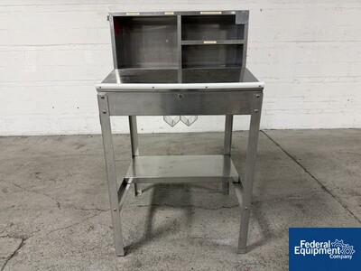 Stand-up Work Desk, Stainless Steel