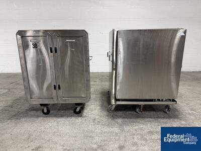 Parts Storage Cabinets (3 each), Stainless Steel