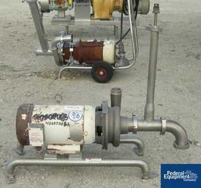 Image of 2.5" x 2" Ampco Centrifugal Pump, 316 S/S, 7.5 HP