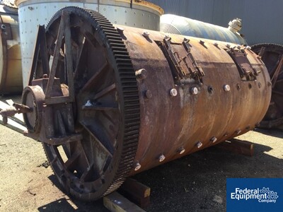 Image of 6’ x 8’ Paul Abbe Ball Mill, C/S, Jacketed, 100 HP