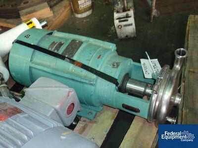 Image of 2" x 1.5" Tri-Clover Centrifugal Pump, S/S, 15 HP