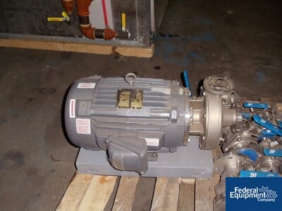 Image of 1.5" x 1" Price Pump Co Centrifugal Pump, S/S, 10 HP