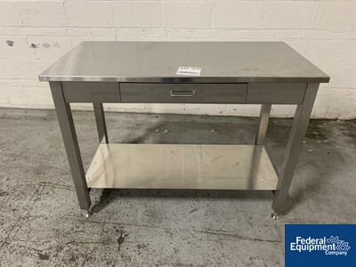 Image of 48" x 24" Stainless Steel Workbench