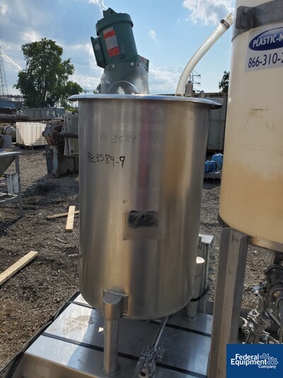 Image of 60 Gal Stainless Steel Mix Tank, .43 HP