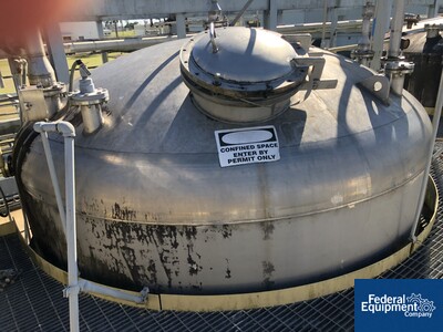Image of 15,000 Gal Four Corp Receiver Tank, 316L S/S, 50#