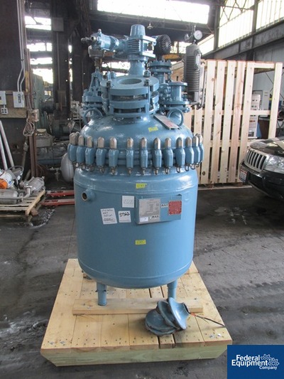 Image of 100 GAL PFAUDLER GLASS LINED REACTOR, 100/90#