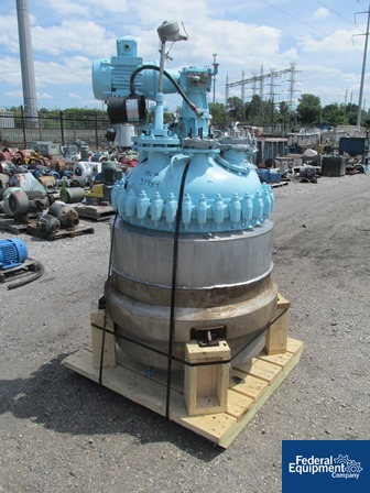 Image of 100 GAL Pfaudler Glass Lined Reactor, 100/95#