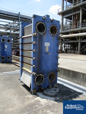 Image of 1,631 Sq Ft Alfa Laval Plate Heat Exchanger, S/S