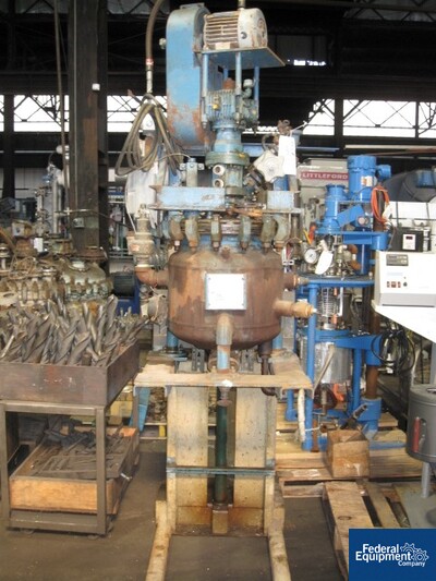 Image of 10 GAL PFAUDLER GLASS LINED REACTOR, 150/120#
