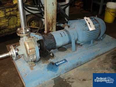 Image of 1.5 X 1 X 8 DURCO CENTRIFUGAL PUMP, S/S, 10 HP