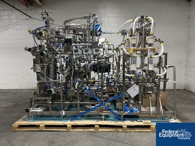 Image of Turn-Key Modular Systems (TKMS) Stainless Steel Tangential Flow Filtration Skid