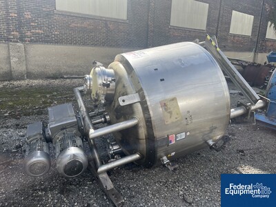 Image of 650 Gal SFI Twin Motion Kettle, 304 S/S, 15/150#
