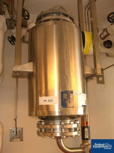 Image of 4.88 sq meter Alfa Laval Spiral Heat Exchanger, 316L s/s