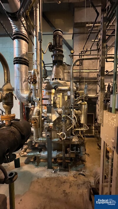 Image of 6.3 Sq Meter / 67 Sq Ft GEA Canzler Thin Film Evaporator, 904L S/S, 3.2/16 Bar