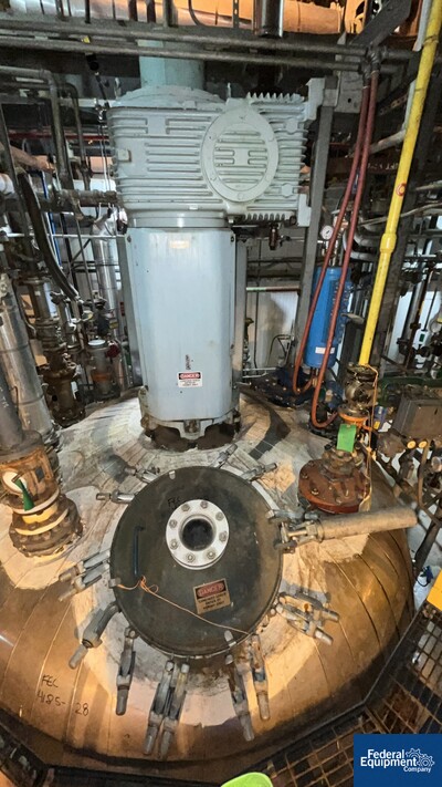 Image of 5,000 Gal 3V Tech Glass Lined Reactor, 90/125#