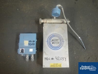 Image of Micro Motion Flow Meter, Model DS 150, S/S