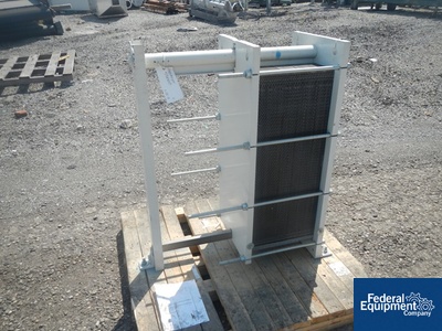 Image of 123 Sq Ft Tranter Plate Heat Exchanger, S/S, 100#