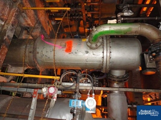 Image of 400 Sq Ft AS Leitch Heat Exchanger, S/S, 150/75#