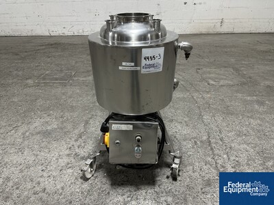 25 Liter Allegheny Bradford Jacketed Receiver Tank, S/S, 40/40#