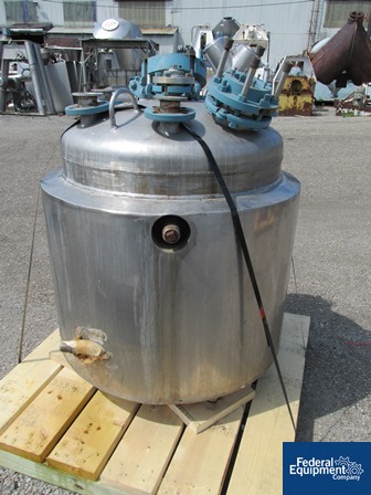 100 Gal Pfaudler Reactor Body, 316 s/s 50/65#