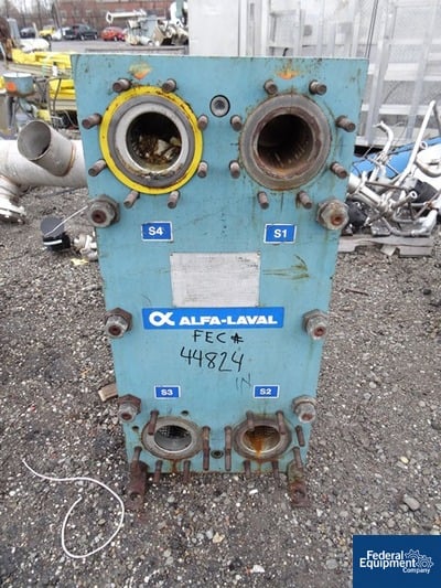 Image of 73 Sq Ft Alfa Laval Plate Heat Exchanger, 150#