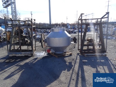 Image of 30 Cu Ft Gemco Double Cone Blender, 304 S/S, 55# Density