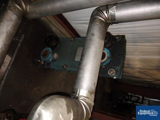 Image of 56 Sq Ft Tranter Plate Heat Exchanger, S/S, 100#