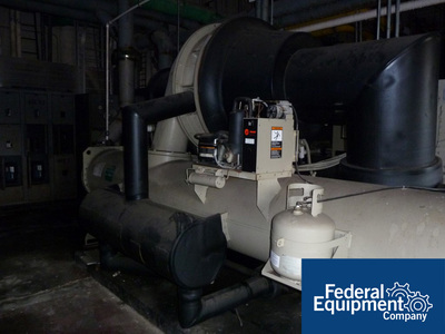 Image of 555 Ton Trane Centrifugal Chiller, Water Cooled, Model CVHF555