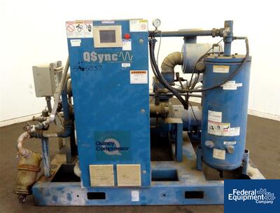 Image of 75 HP QUINCY ROTARY SCREW AIR COMPRESSOR, MODEL QSYNC75