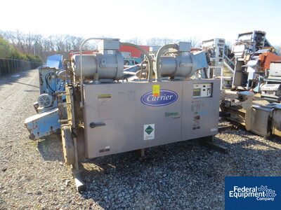 Image of 106 ton carrier chiller, model 30HX106RA-63OKA, water cooled