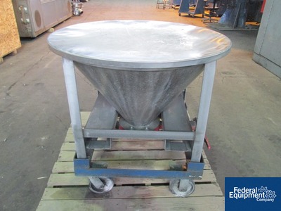 Image of 4 CU FT STAINLESS STEEL HOPPER
