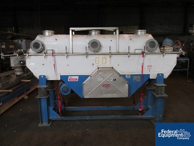 Image of 12" W X 120" L Carrier Fluid Bed Dryer, Model OAD31260S3/16, SS