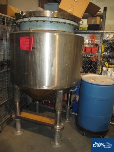 Image of 100 Gal Pfaudler Glass Lined Reactor, 50/100#